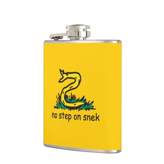 Geen stap in de richting van gadsden parody SnekRi Heupfles (Links)