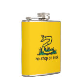 Geen stap in de richting van gadsden parody SnekRi Heupfles (Rechts)