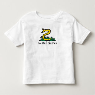 Geen stap in de richting van gadsden parody SnekRi Kinder Shirts
