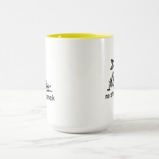 Geen stap in de richting van gadsden parody SnekRi Mok (Midden)