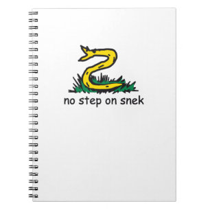 Geen stap in de richting van gadsden parody SnekRi Notitieboek