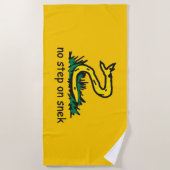 Geen stap in de richting van gadsden parody SnekRi Strandlaken (Voorkant)