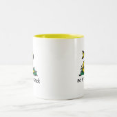 Geen stap in de richting van gadsden parody SnekRi Tweekleurige Koffiemok (Center)