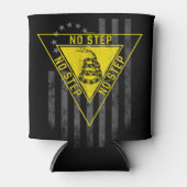 GEEN STAP OP SNAKE AMERIKAANSE VLAG BLIKJESKOELER (Voorkant)