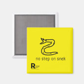 Geen stap op snek magneet (Voorkant / Achterkant)