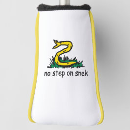 Geen stap op snek memes Gadsden parodie SnekRight Golfheadcover