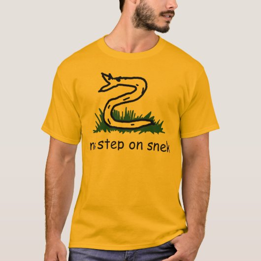 Geen stap op Snek T-shirt (Voorkant)