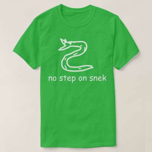 Geen stap op Snek TShirt Classic TShirt (Design voorkant)