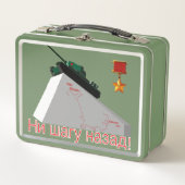 GEEN STAP TERUG! Metal Lunch Box (Voorkant)