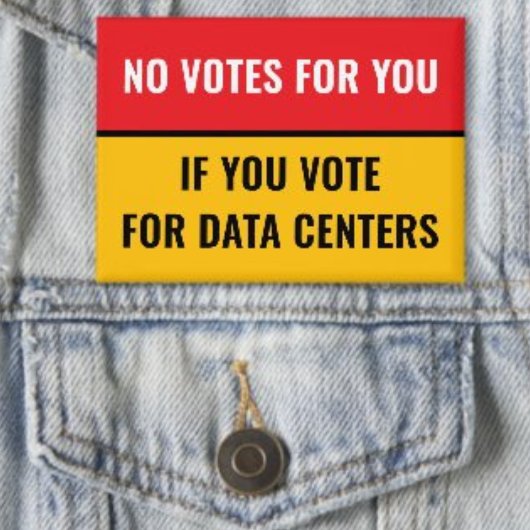 GEEN STEMMEN VOOR JOU ALS JE VOOR DATACENTRA STEMT BUTTON
