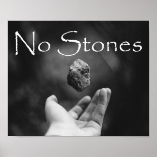 Geen Stenen Poster