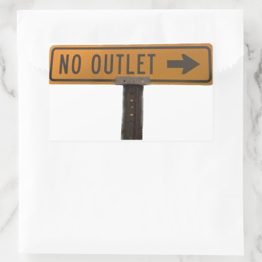 Geen Sticker bij uitlaat (Tas)