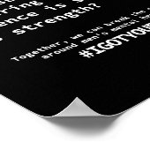 Geen Sticker meer Poster (Hoek)