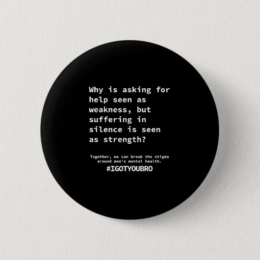 Geen Sticker meer Ronde Button 5,7 Cm (Voorkant)
