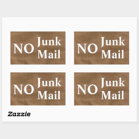 Geen sticker voor ongewenste e-mail (Vel)