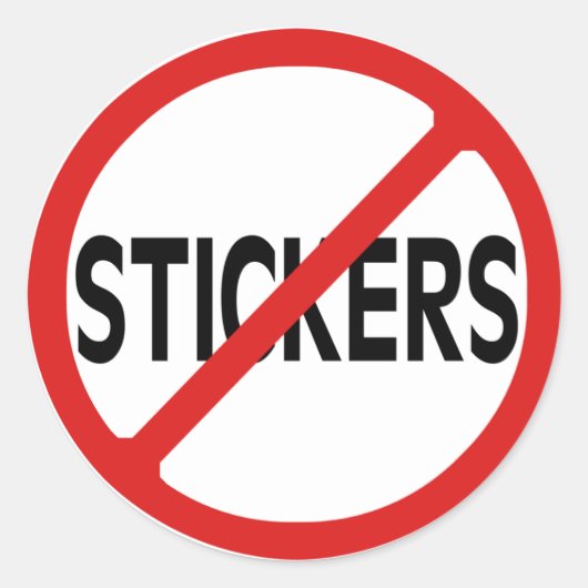 Geen Stickers (Voorkant)