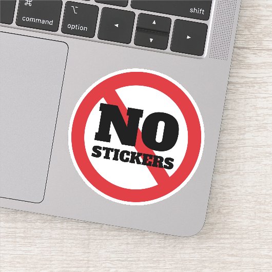 GEEN STICKERS TEKENEN (Detail)