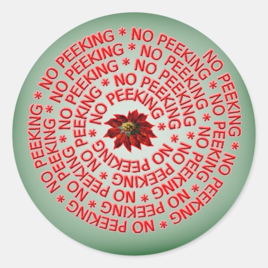 Geen Stickers voor feestelijke cadeaus (Voorkant)