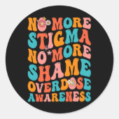 Geen stigma meer ronde sticker (Voorkant)