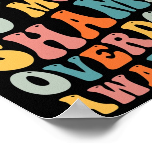 Geen stigma meer Stigma Overdosering Aw Poster (Hoek)