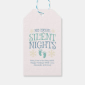 Geen stille kerstbevruchting meer cadeaulabel (Achterkant)