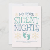 Geen stille kerstbevruchting meer feestdagenkaart (Voorkant)