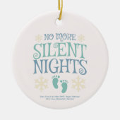 Geen stille kerstbevruchting meer keramisch ornament (Voorkant)