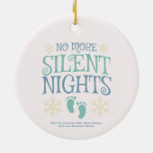 Geen stille kerstbevruchting meer keramisch ornament (Achterkant)