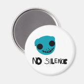 Geen stilte magneet (Voorkant / Achterkant)