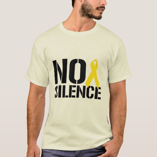 GEEN STILTE T-SHIRT (Voorkant)