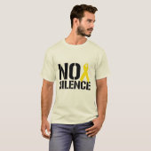 GEEN STILTE T-SHIRT (Voorkant volledig)