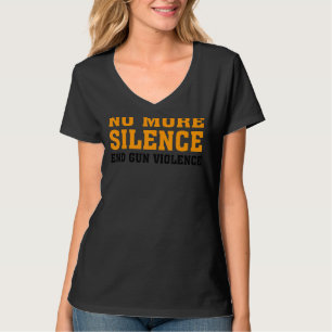 Geen stilzwijgend Pistool meer geweld T-shirt