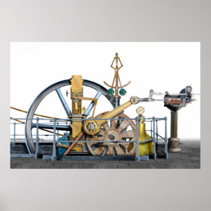 Geen stoommachine ... poster