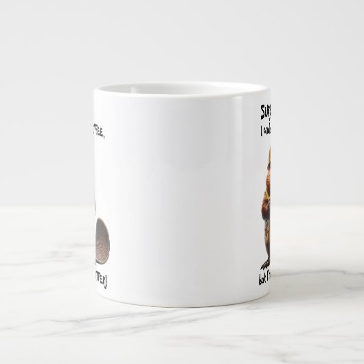 Geen stopper grote koffiekop (Voorkant)