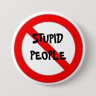 Geen stoute mensen Button