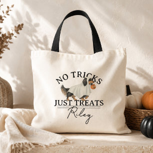 Geen Streken Alleen Grappige Grap Geest Hond Hallo Tote Bag