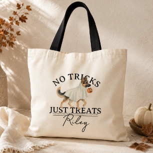 Geen Streken Alleen Grappige Grap Hond Halloween Tote Bag