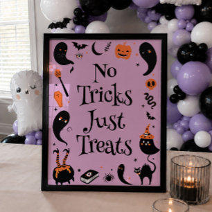 Geen Streken Alleen Lekkere Halloween Baby Shower Poster