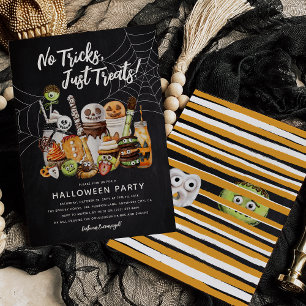 Geen Streken, Alleen Lekkers Feestelijke Halloween Kaart