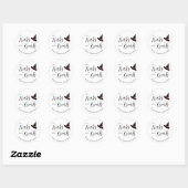 Geen Streken alleen Snoepjes Gelukkig Halloween Ronde Sticker (Vel)