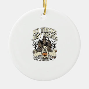 Geen Streken Alleen Snoepjes Halloween Dachshund G Keramisch Ornament