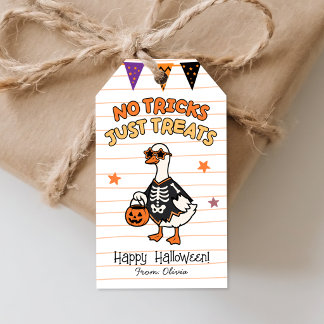 Geen Streken Alleen Snoepjes Halloween Favor Tags Cadeaulabel