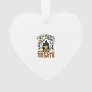 Geen Streken Alleen Snoepjes Halloween Hond Geest Ornament