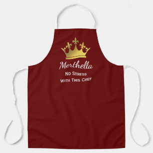 GEEN STRESS CHEF   Aangepaste Logo toevoegen   BOU Schort
