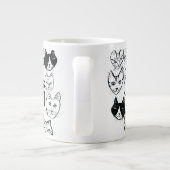Geen Stress Meowt Grappige Kat Grote Koffiekop (Achterkant)