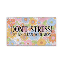 Geen stress op bloemenreiniging