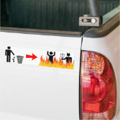Geen strooiselBumpersticker Bumpersticker (Op Truck)