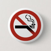 Geen Subducerend Logo Ronde Button 5,7 Cm (Voorkant)