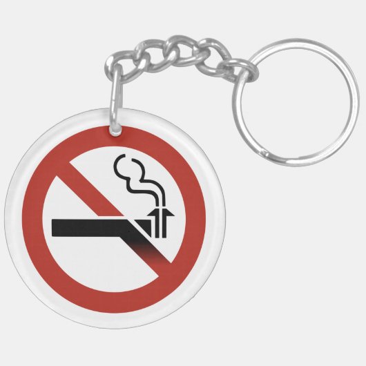 Geen subducerende Logo-acryl Sleutelhanger (Achterkant Links)