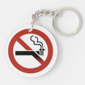 Geen subducerende Logo-acryl Sleutelhanger (Achterkant)